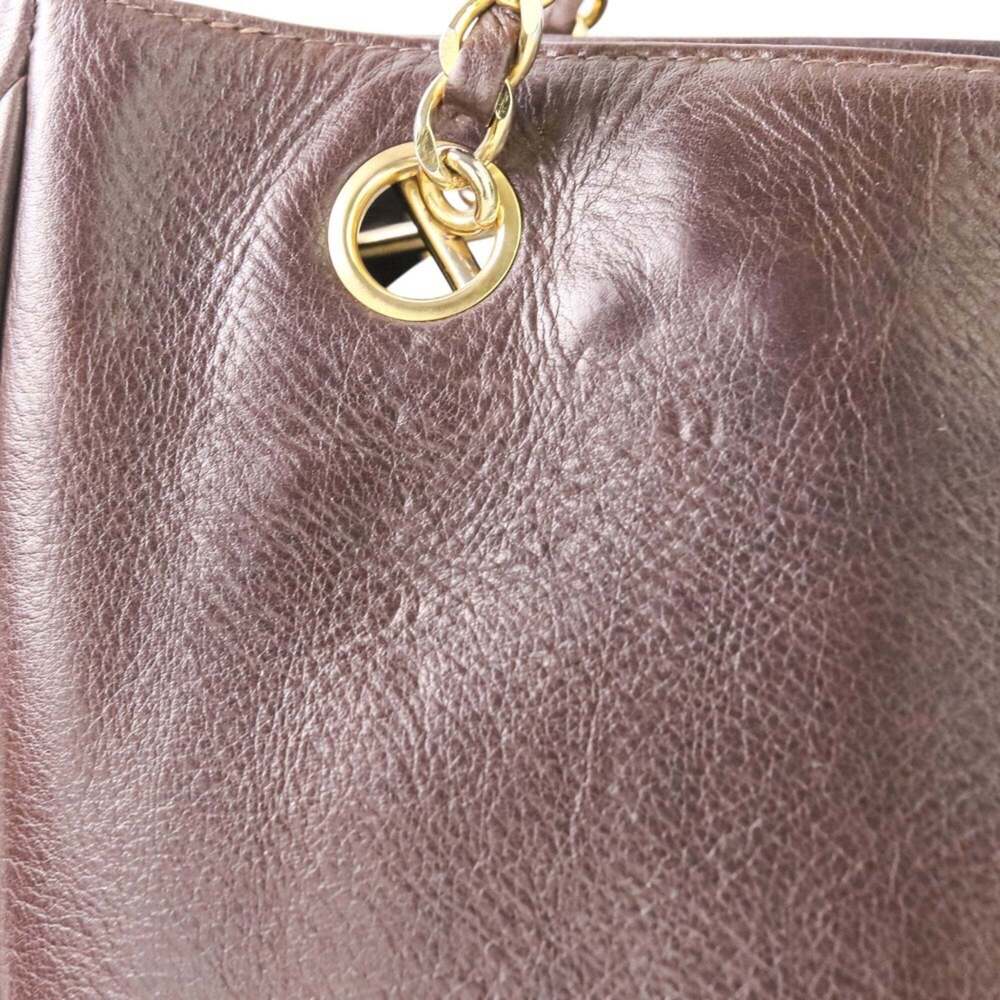 CHANEL Brown Leather Shoulder Bag - Picture 13 of 13